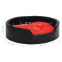 Cama para perros felpa y cuero sintético negro rojo 99x89x21 cm de vidaXL, Camas para perros - Ref: Foro24-171284, Precio: 61...