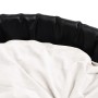 Black beige plush and synthetic leather dog bed 99x89x21 cm by vidaXL, Beds for dogs - Ref: Foro24-171272, Price: 68,17 €, Di...