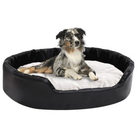 Plush and synthetic leather beige dog bed 90x79x20 cm by vidaXL, Beds for dogs - Ref: Foro24-171271, Price: 51,81 €, Discount: %