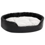 Cama para perros felpa y cuero sintético beige 90x79x20 cm de vidaXL, Camas para perros - Ref: Foro24-171271, Precio: 51,74 €...