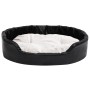 Cama para perros felpa y cuero sintético beige 90x79x20 cm de vidaXL, Camas para perros - Ref: Foro24-171271, Precio: 51,74 €...