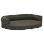 Colchón para cama de perro ergonómico gris oscuro 75x53 cm de vidaXL, Camas para perros - Ref: Foro24-171290, Precio: 61,31 €...