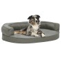 Colchón de cama de perro ergonómico aspecto lino gris 75x53 cm de vidaXL, Camas para perros - Ref: Foro24-171296, Precio: 62,...