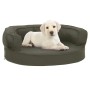 Colchón para cama de perro ergonómico aspecto lino gris 60x42cm de vidaXL, Camas para perros - Ref: Foro24-171289, Precio: 39...