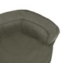 Gray linen look ergonomic dog bed mattress 60x42cm by vidaXL, Beds for dogs - Ref: Foro24-171289, Price: 39,72 €, Discount: %