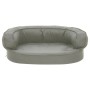 Colchón para cama de perro ergonómico aspecto lino gris 60x42cm de vidaXL, Camas para perros - Ref: Foro24-171295, Precio: 39...