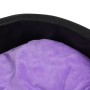 Cama de perros felpa y cuero sintético negro y morado 79x70x19 cm de vidaXL, Camas para perros - Ref: Foro24-171278, Precio: ...