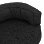 Black linen look ergonomic dog bed mattress 75x53cm by vidaXL, Beds for dogs - Ref: Foro24-171311, Price: 58,85 €, Discount: %