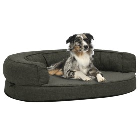 Dark gray ergonomic dog bed mattress 90x64 cm by vidaXL, Beds for dogs - Ref: Foro24-171294, Price: 116,95 €, Discount: %