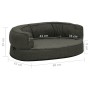 Colchón para cama de perro ergonómico gris oscuro 60x42cm de vidaXL, Camas para perros - Ref: Foro24-171292, Precio: 36,70 €,...