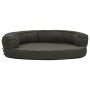 Dark gray ergonomic dog bed mattress 75x53 cm by vidaXL, Beds for dogs - Ref: Foro24-171293, Price: 61,31 €, Discount: %