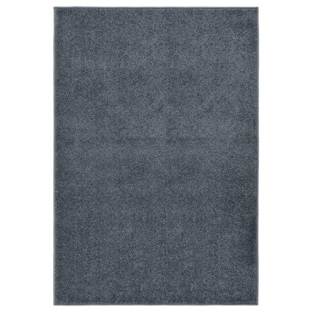 Alfombra de pelo corto gris antracita 200x290 cm de vidaXL, Alfombras - Ref: Foro24-340310, Precio: 127,13 €, Descuento: %