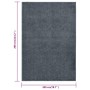 Alfombra de pelo corto gris antracita 200x290 cm de vidaXL, Alfombras - Ref: Foro24-340310, Precio: 127,13 €, Descuento: %