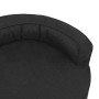 Colchón de cama de perro ergonómico aspecto lino negro 75x53cm de vidaXL, Camas para perros - Ref: Foro24-171308, Precio: 54,...