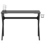 Gaming desk with K-shaped legs black 110x60x75 cm by vidaXL, Desks - Ref: Foro24-325402, Price: 125,68 €, Discount: %