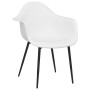 Dining chairs 2 units white PP by vidaXL, dining chairs - Ref: Foro24-338073, Price: 155,99 €, Discount: %