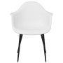 Dining chairs 2 units white PP by vidaXL, dining chairs - Ref: Foro24-338073, Price: 155,99 €, Discount: %