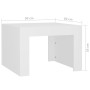 Mesa de centro madera contrachapada blanco 50x50x35 cm de vidaXL, Mesas de centro - Ref: Foro24-808549, Precio: 31,99 €, Desc...