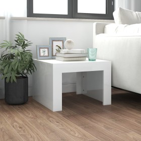 Plywood white glossy coffee table 50x50x35 cm by vidaXL, Coffee table - Ref: Foro24-808555, Price: 47,09 €, Discount: %