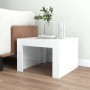 Plywood white glossy coffee table 50x50x35 cm by vidaXL, Coffee table - Ref: Foro24-808555, Price: 47,04 €, Discount: %