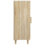 Sonoma oak color plywood sideboard 34.5x34x90 cm