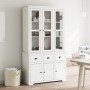 BODO hohes Sideboard aus massivem weißem Kiefernholz 115,5 x 43 x 200,5 cm von vidaXL, Sideboards - Ref: Foro24-3206451, Prei...