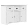 BODO hohes Sideboard aus massivem weißem Kiefernholz 115,5 x 43 x 200,5 cm von vidaXL, Sideboards - Ref: Foro24-3206451, Prei...