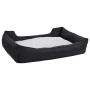 Cama de perro felpa apariencia de lino negra y blanca de vidaXL, Camas para perros - Ref: Foro24-171380, Precio: 31,99 €, Des...