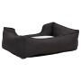 Cama de perro felpa apariencia de lino gris oscuro y blanca de vidaXL, Camas para perros - Ref: Foro24-171362, Precio: 37,45 ...