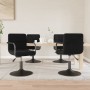 Swivel dining chairs 4 units black velvet by vidaXL, dining chairs - Ref: Foro24-3087916, Price: 244,49 €, Discount: %