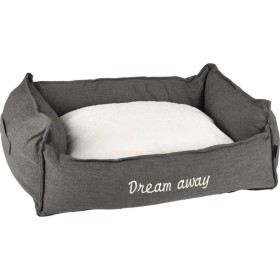 FLAMINGO Cama para perros con cremallera Dream Away gris 90x70 cm de FLAMINGO, Camas para perros - Ref: Foro24-431989, Precio...