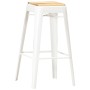 Kitchen stools 2 units solid white mango wood by vidaXL, Kitchen stools - Ref: Foro24-286133, Price: 178,99 €, Discount: %