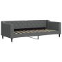 Sofá cama tela gris oscuro 80x200 cm de vidaXL, Camas y somieres - Ref: Foro24-354157, Precio: 209,63 €, Descuento: %