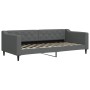 Sofá cama tela gris oscuro 90x200 cm de vidaXL, Camas y somieres - Ref: Foro24-354162, Precio: 244,66 €, Descuento: %