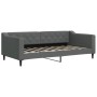 Sofá cama tela gris oscuro 90x190 cm de vidaXL, Camas y somieres - Ref: Foro24-354172, Precio: 212,73 €, Descuento: %