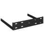 Corner floating shelves 4 units black MDF 25x25x3.8 cm by vidaXL, Shelves and shelves - Ref: Foro24-323900, Price: 36,72 €, D...