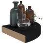 Black MDF floating corner shelf 25x25x3.8 cm by vidaXL, Shelves and shelves - Ref: Foro24-323898, Price: 16,40 €, Discount: %