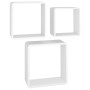 Cube wall shelves 3 units white MDF by vidaXL, Shelves and shelves - Ref: Foro24-323952, Price: 36,01 €, Discount: %