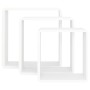 Cube wall shelves 3 units white MDF by vidaXL, Shelves and shelves - Ref: Foro24-323952, Price: 36,01 €, Discount: %