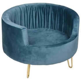 FLAMINGO VIVI dog sofa petrol blue 48x48x33 cm by FLAMINGO, Beds for dogs - Ref: Foro24-436494, Price: 119,86 €, Discount: %