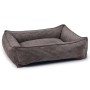 Designed by Lotte Brown ribbed dog basket 80x70x22 cm by Designed by Lotte, Beds for dogs - Ref: Foro24-441357, Price: 136,44...