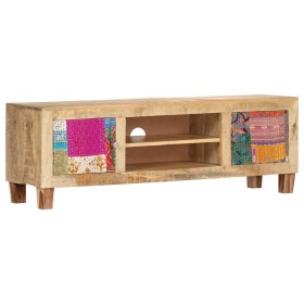 Solid mango wood TV cabinet 120x30x40 cm by vidaXL, TV Furniture - Ref: Foro24-286138, Price: 245,04 €, Discount: %