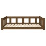 Honey brown pine wood dog bed 105.5x75.5x28 cm by vidaXL, Beds for dogs - Ref: Foro24-820205, Price: 96,79 €, Discount: %