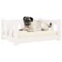 Cama para perros madera maciza de pino blanco 65,5x50,5x28 cm de vidaXL, Camas para perros - Ref: Foro24-820188, Precio: 50,9...