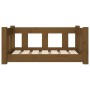 Solid wood honey brown dog bed 65.5x50.5x28 cm by vidaXL, Beds for dogs - Ref: Foro24-820190, Price: 49,99 €, Discount: %