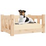 Cama para perros madera maciza de pino 55,5x45,5x28 cm de vidaXL, Camas para perros - Ref: Foro24-820182, Precio: 51,96 €, De...