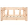 Cama para perros madera maciza de pino 55,5x45,5x28 cm de vidaXL, Camas para perros - Ref: Foro24-820182, Precio: 51,96 €, De...