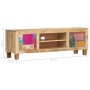 Solid mango wood TV cabinet 120x30x40 cm by vidaXL, TV Furniture - Ref: Foro24-286138, Price: 245,99 €, Discount: %