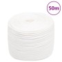 Intense white polypropylene boat rope 10 mm 50 m by vidaXL, Ropes and metal cords - Ref: Foro24-152560, Price: 23,64 €, Disco...