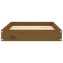 Solid pine wood dog bed honey brown 61.5x49x9 cm by vidaXL, Beds for dogs - Ref: Foro24-820854, Price: 31,46 €, Discount: %